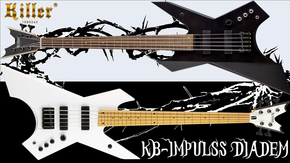 Killer guitarsより、Toshiyaモデルの最新シグネチャーベース発売決定